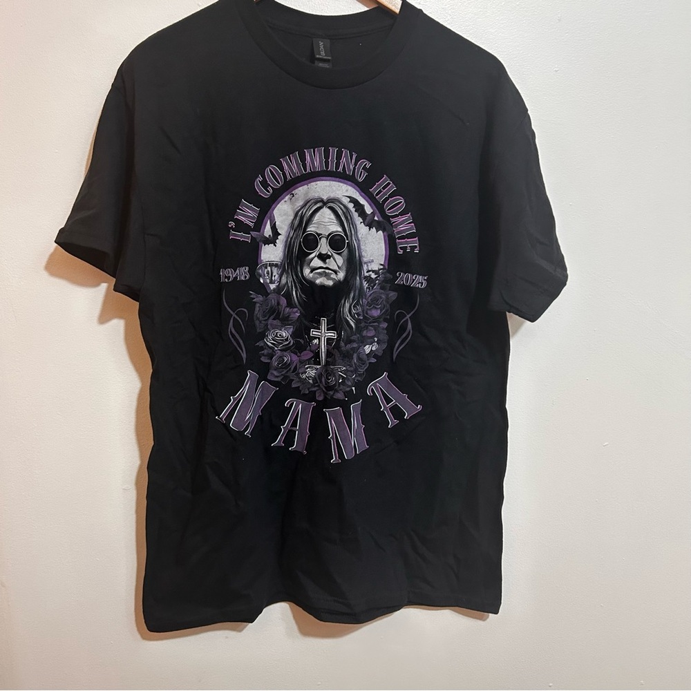 Ozzyy.Osbournee  Mama I’m Coming Home T-Shirt Vintage Rock Band Tee Size L